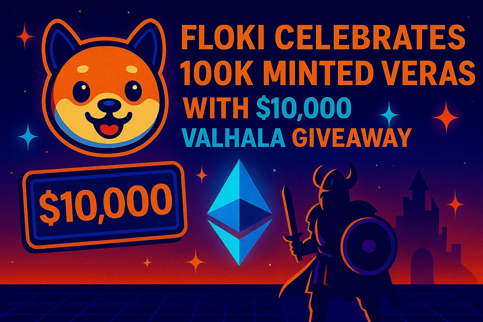 Floki Celebrates 100K Minted Veras With $10,000 Valhalla Giveaway