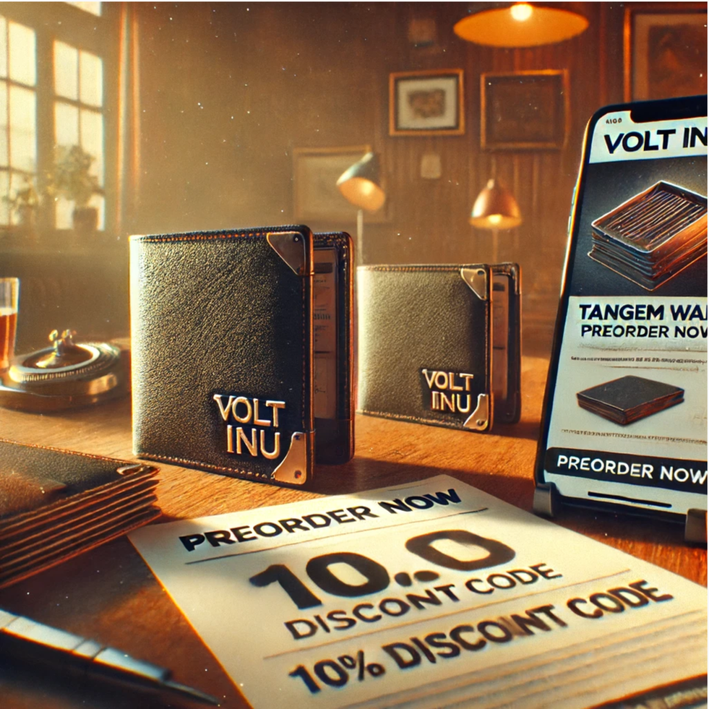 Volt Inu Tangem Wallets Running Out, Get Your 10% Discount Today