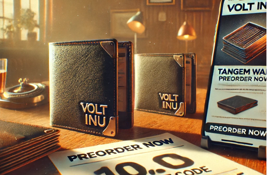 Volt Inu Tangem Wallets Running Out, Get Your 10% Discount Today