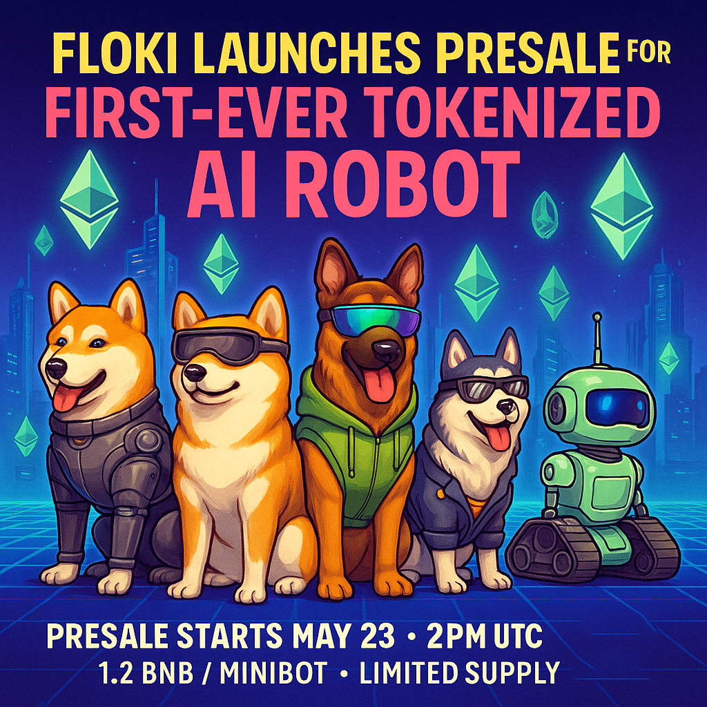 Floki Launches Presale for First Ever Tokenized AI Robot