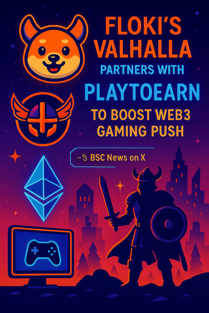 Floki Valhalla Partners with PlayToEarn to Boost Web3 Gaming Push