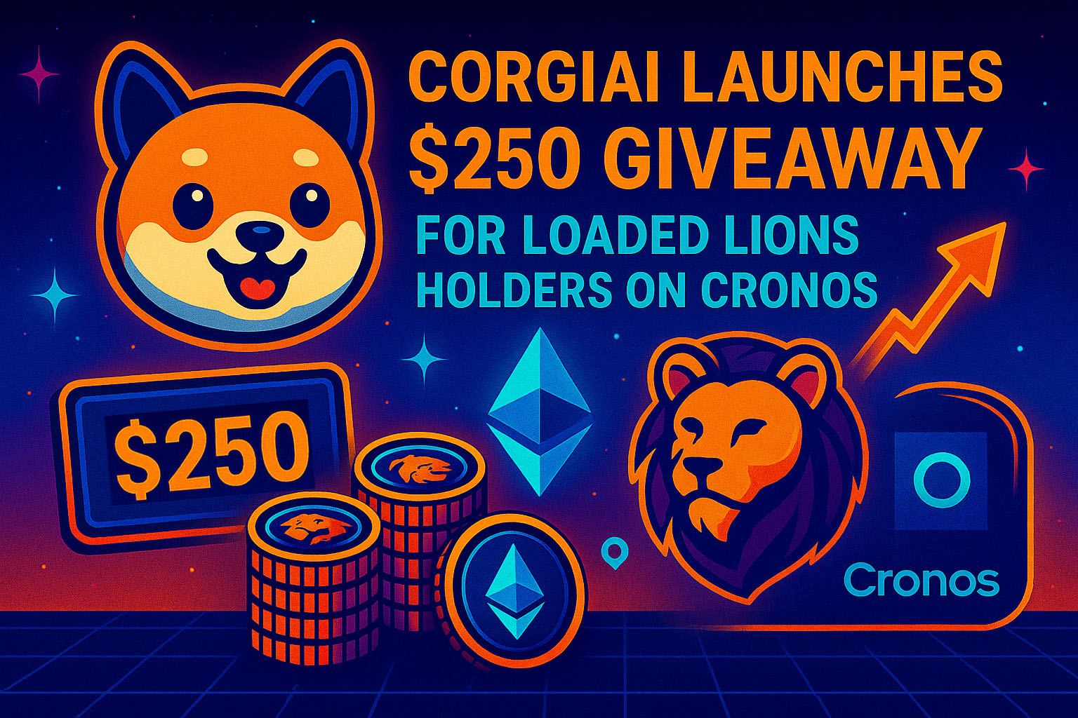 CorgiAI Launches $250 Giveaway for Loaded Lions Holders on Cronos