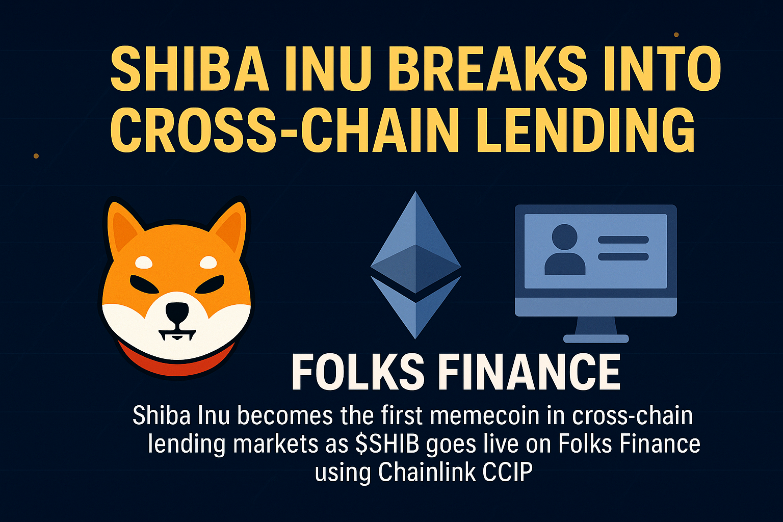 Shiba Inu Breaks Into Cross-Chain Lending With Folks Finance